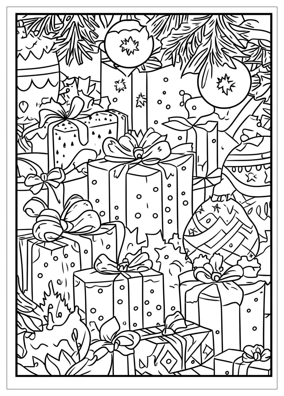 Happy Holidays Coloring Pages-1