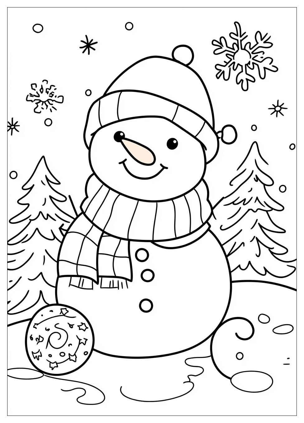 Happy Holidays Coloring Pages-11