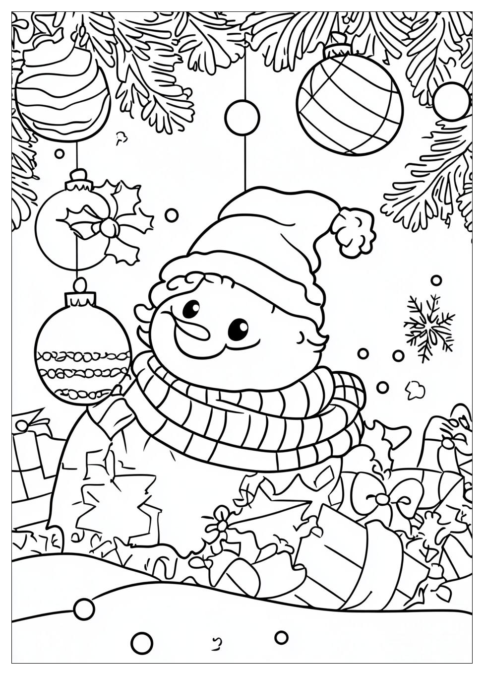 Happy Holidays Coloring Pages-3