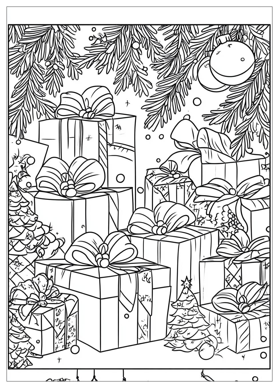 Happy Holidays Coloring Pages-7