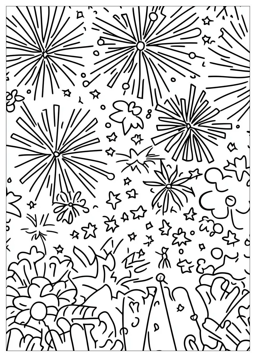 Happy New Year Coloring Pages-12