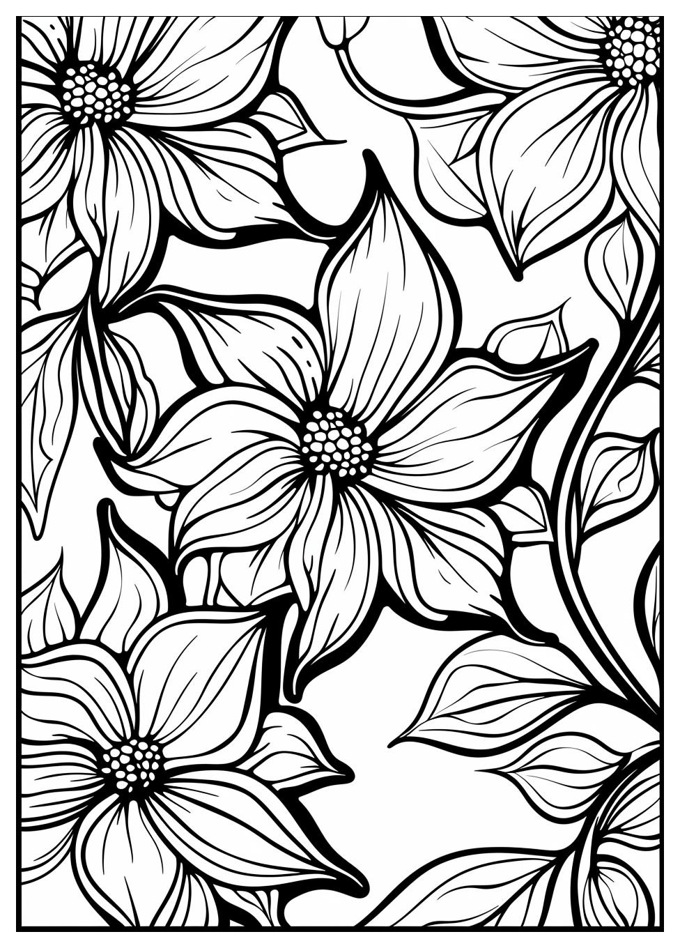 Hard Coloring Pages-4