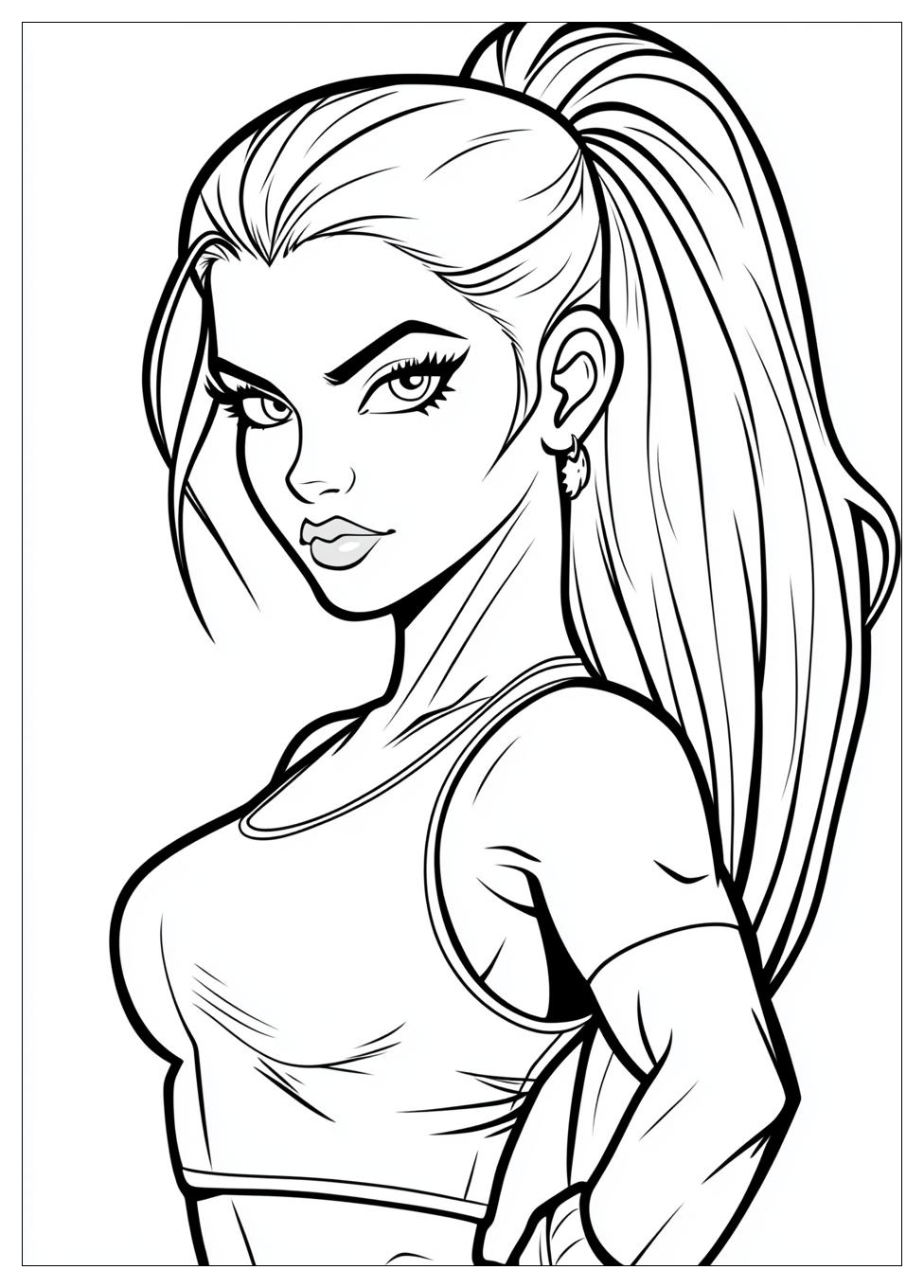 Harley Quinn Coloring Pages-11