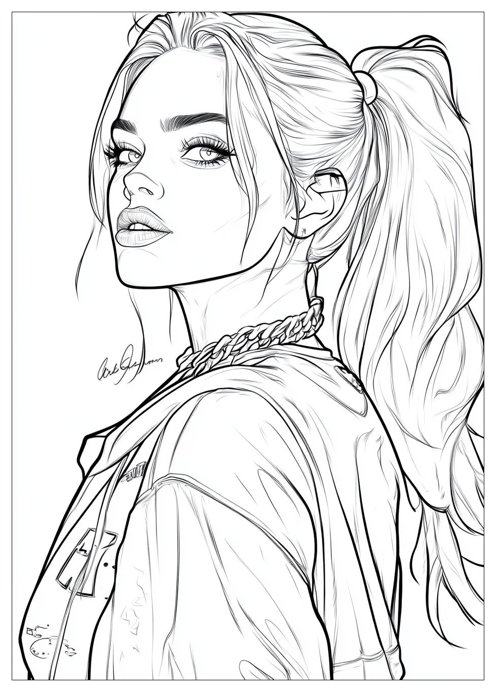 Harley Quinn Coloring Pages-16