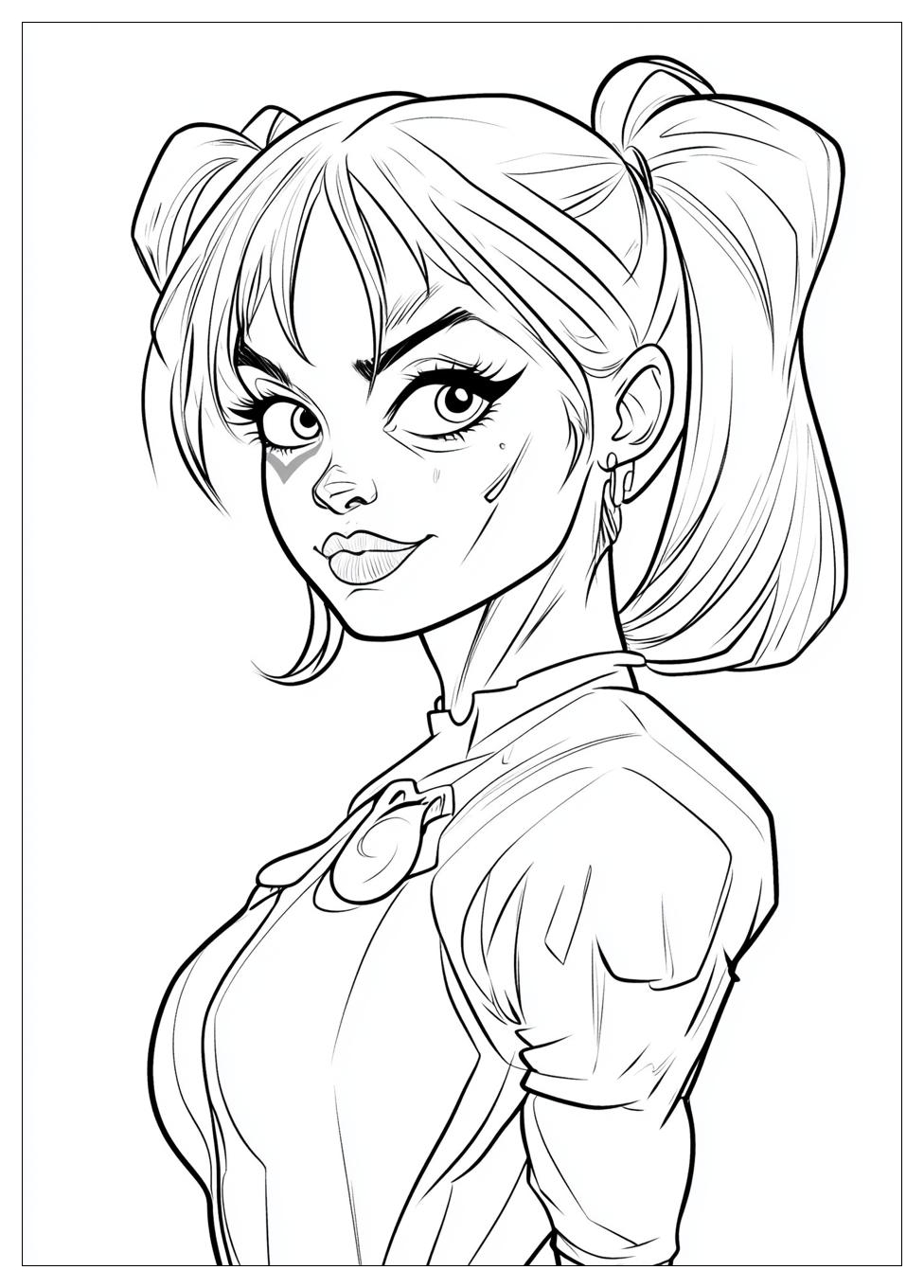 Harley Quinn Coloring Pages-4