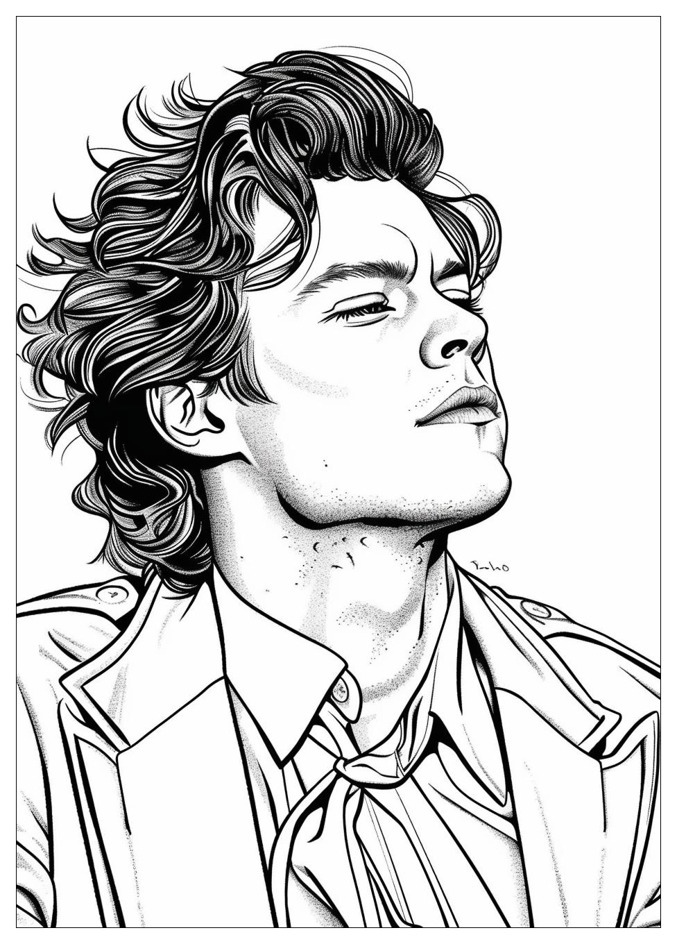 Harry Styles Coloring Page-5