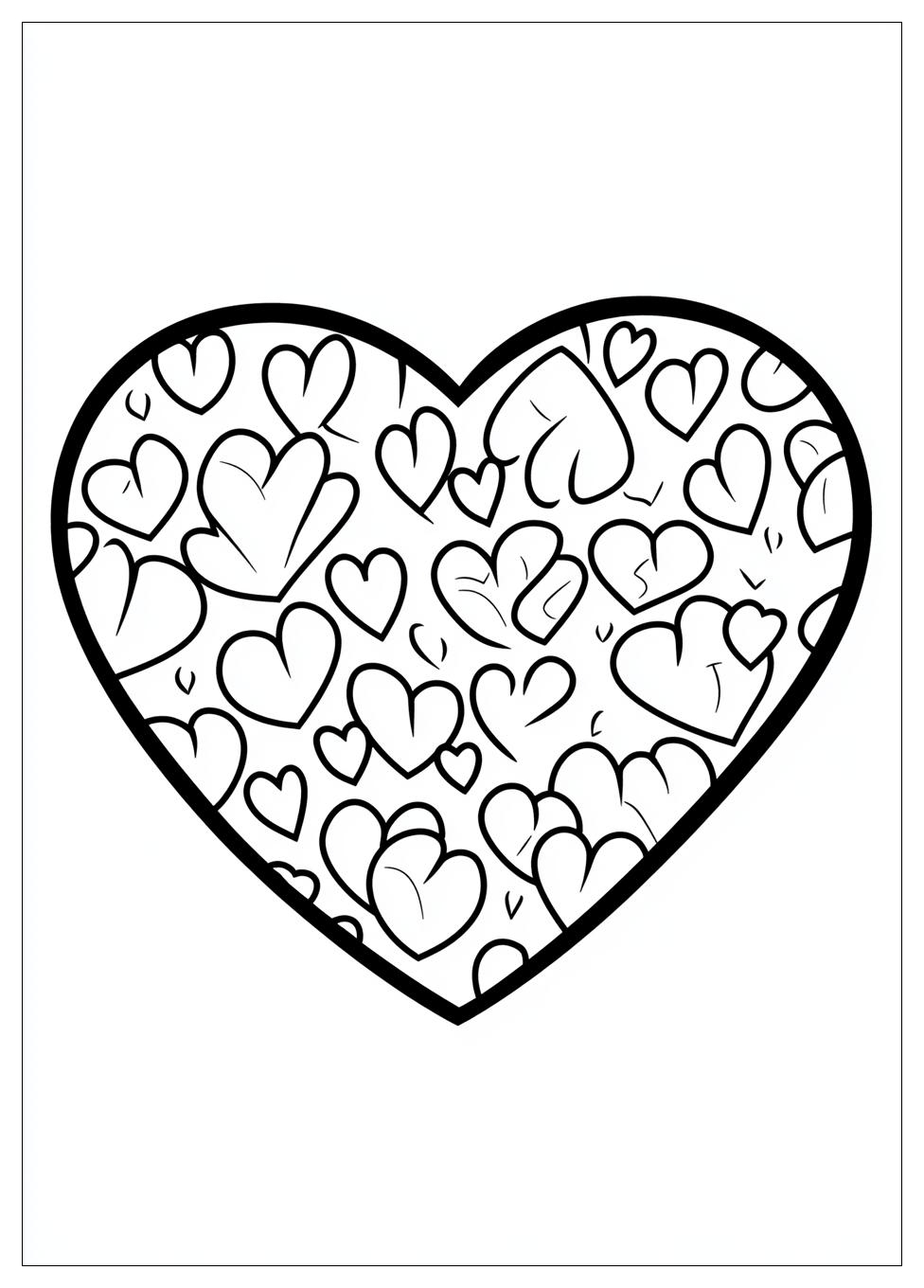 Heart Coloring Pages-1