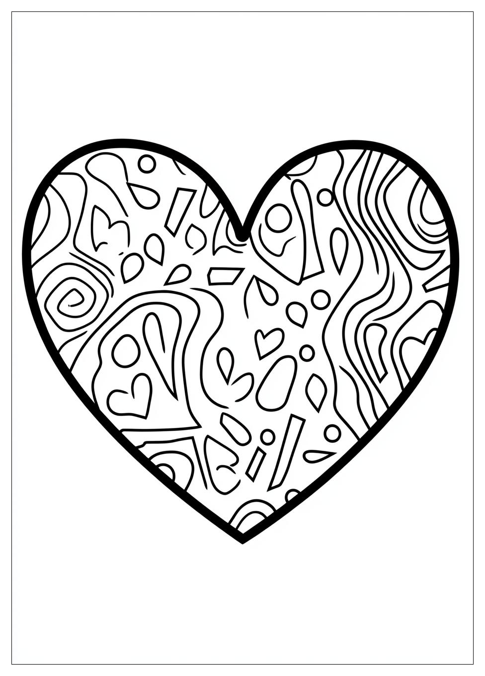 Heart Coloring Pages-12