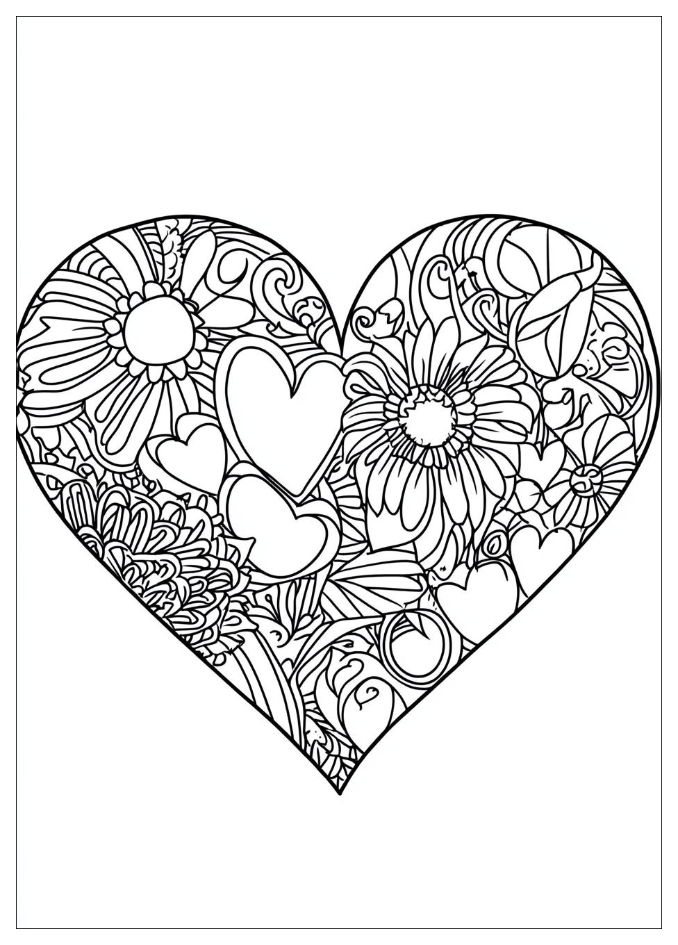 Heart Coloring Pages-14