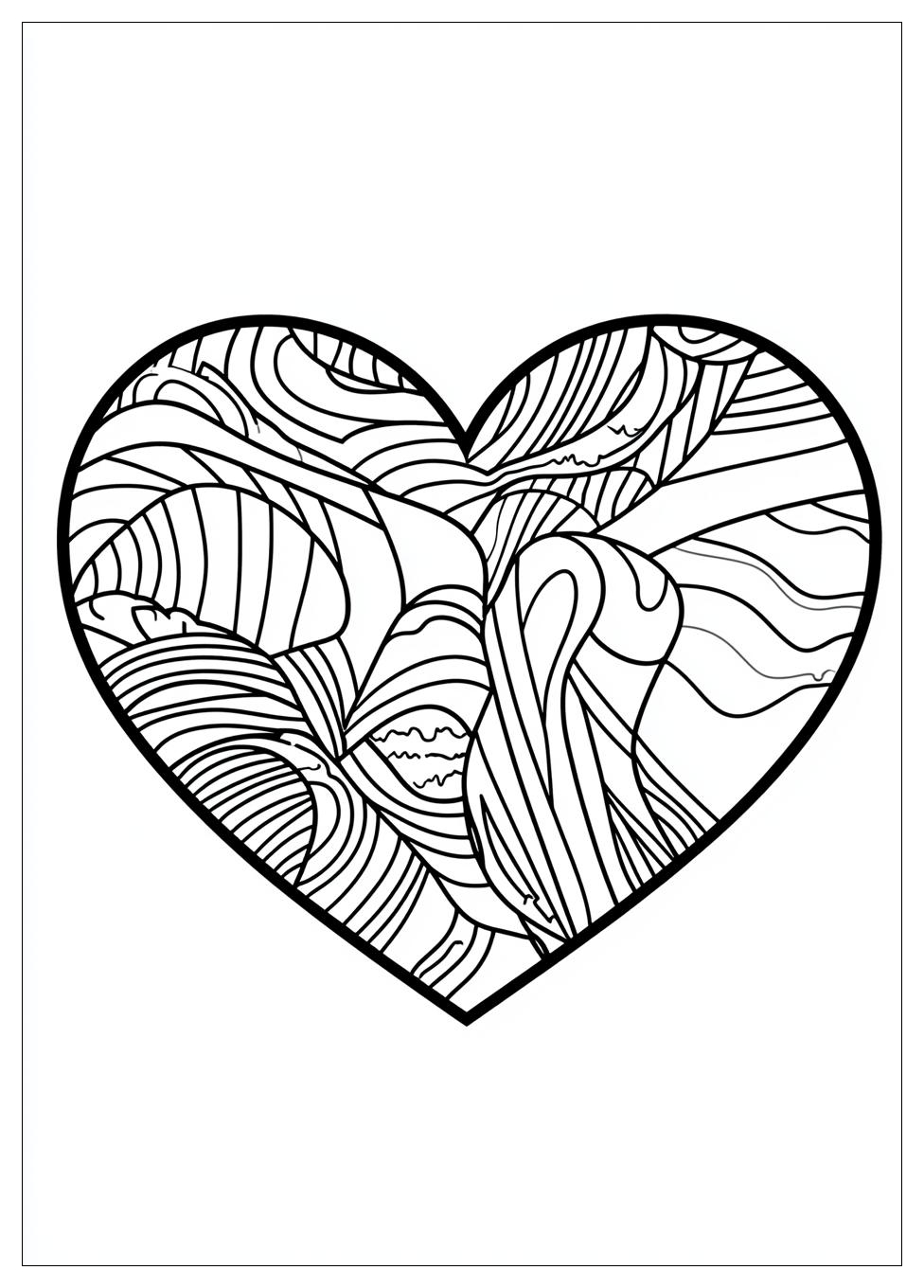 Heart Coloring Pages-16