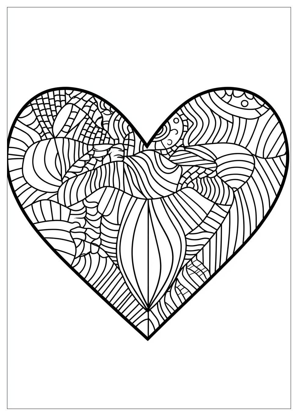 Heart Coloring Pages-20