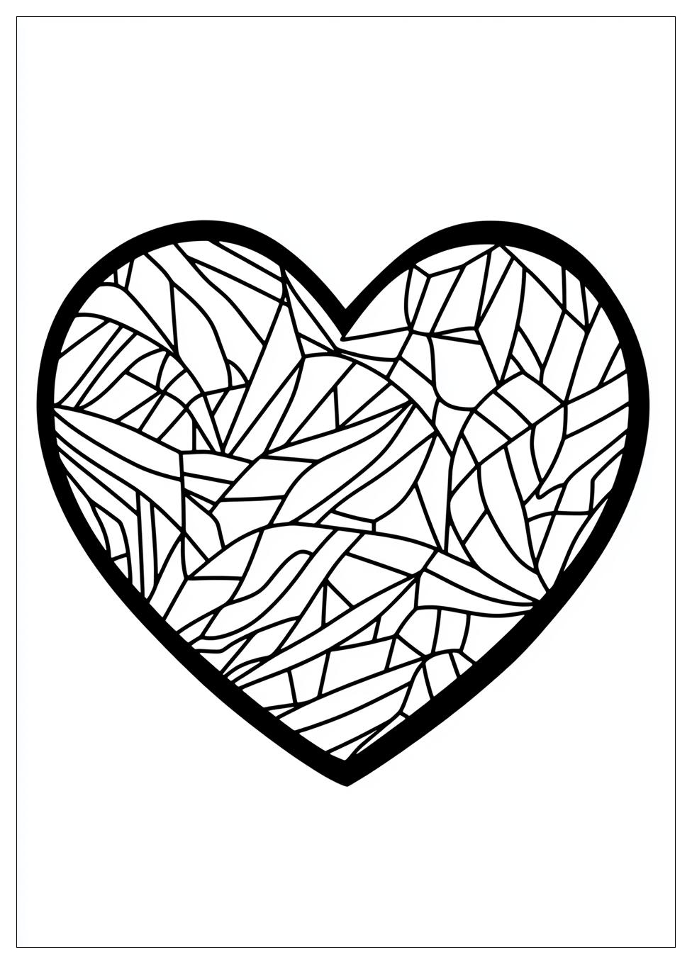 Heart Coloring Pages-4