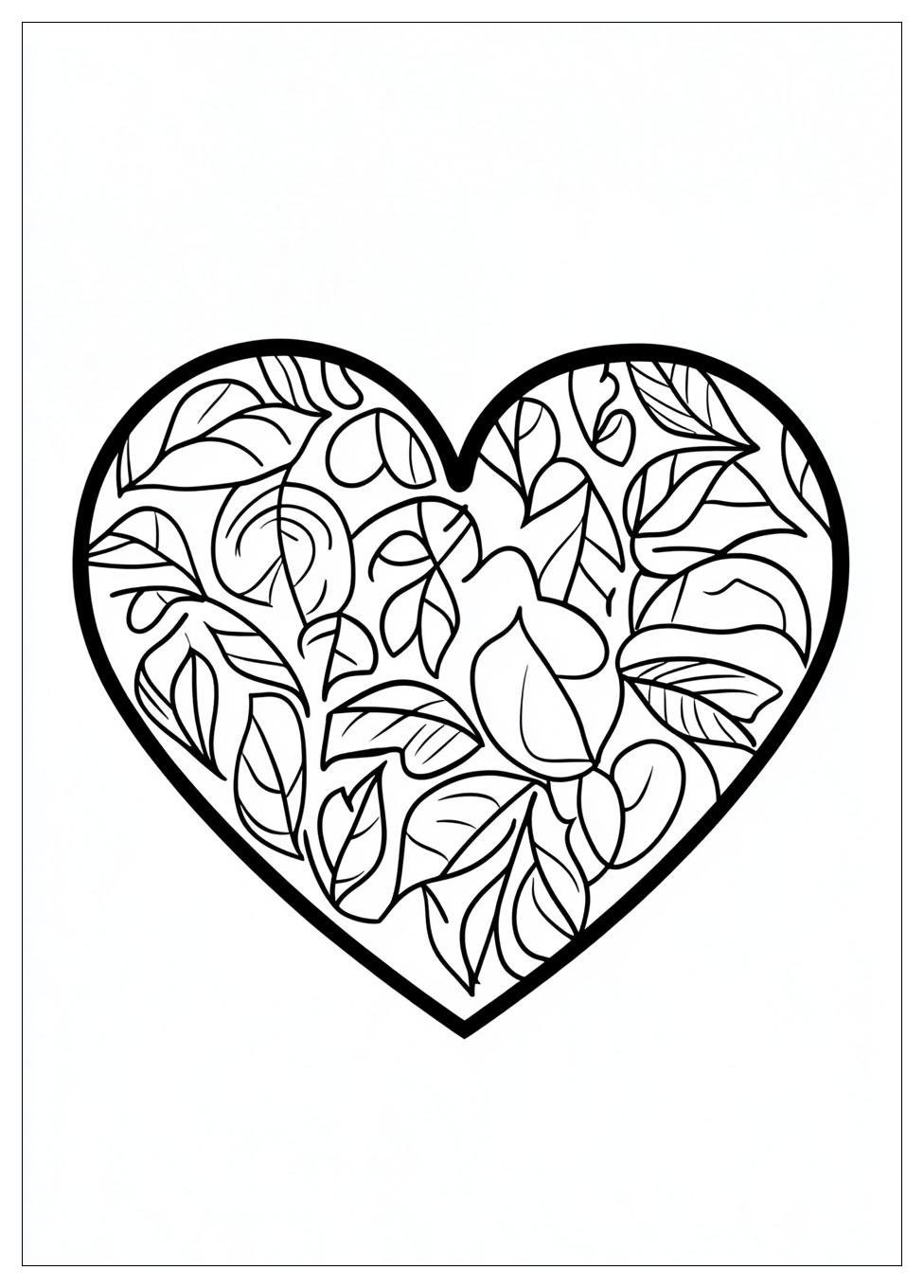 Heart Coloring Pages-6