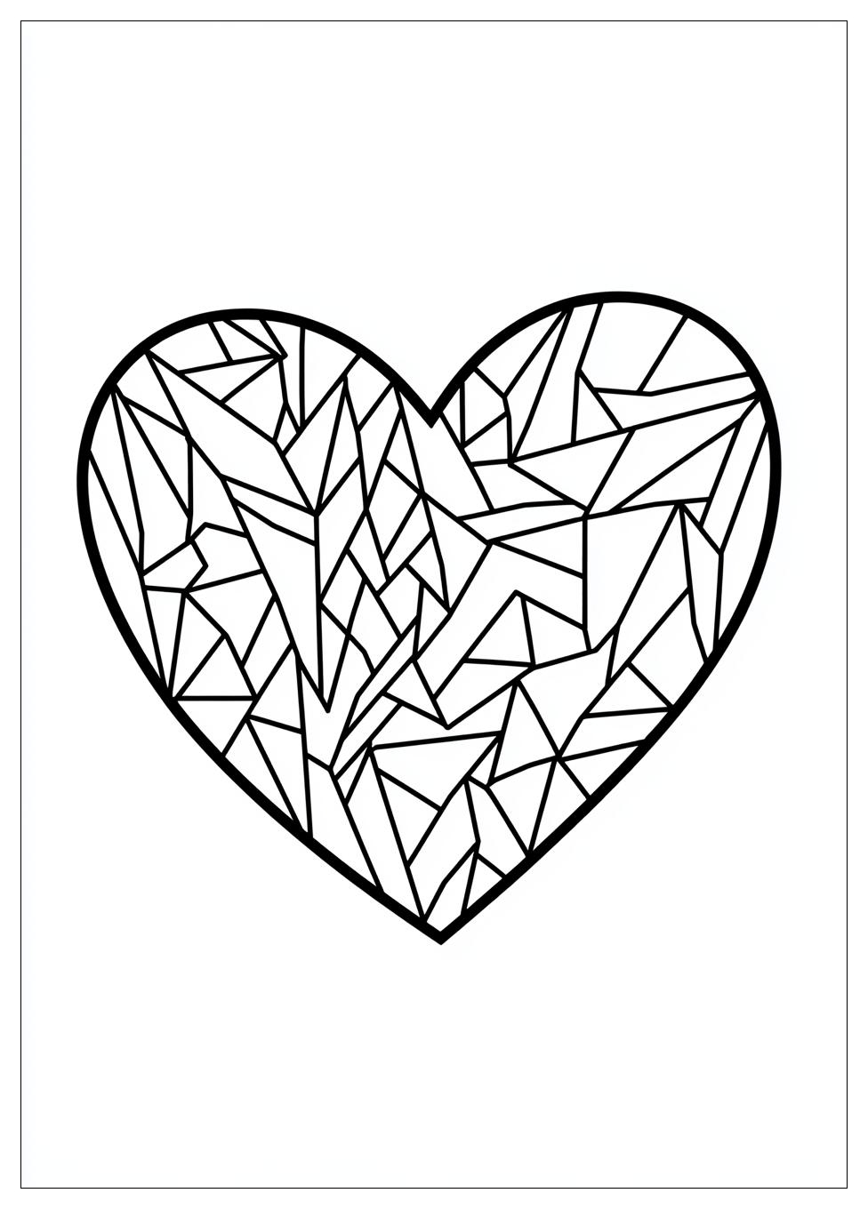 Heart Coloring Pages-8