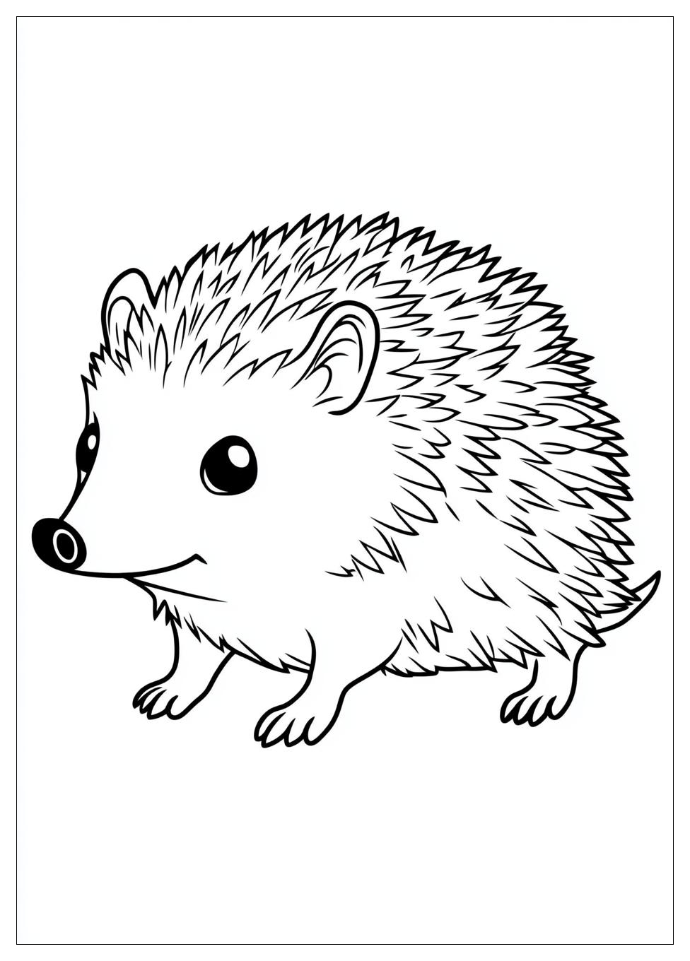 Hedgehog Coloring Pages-10