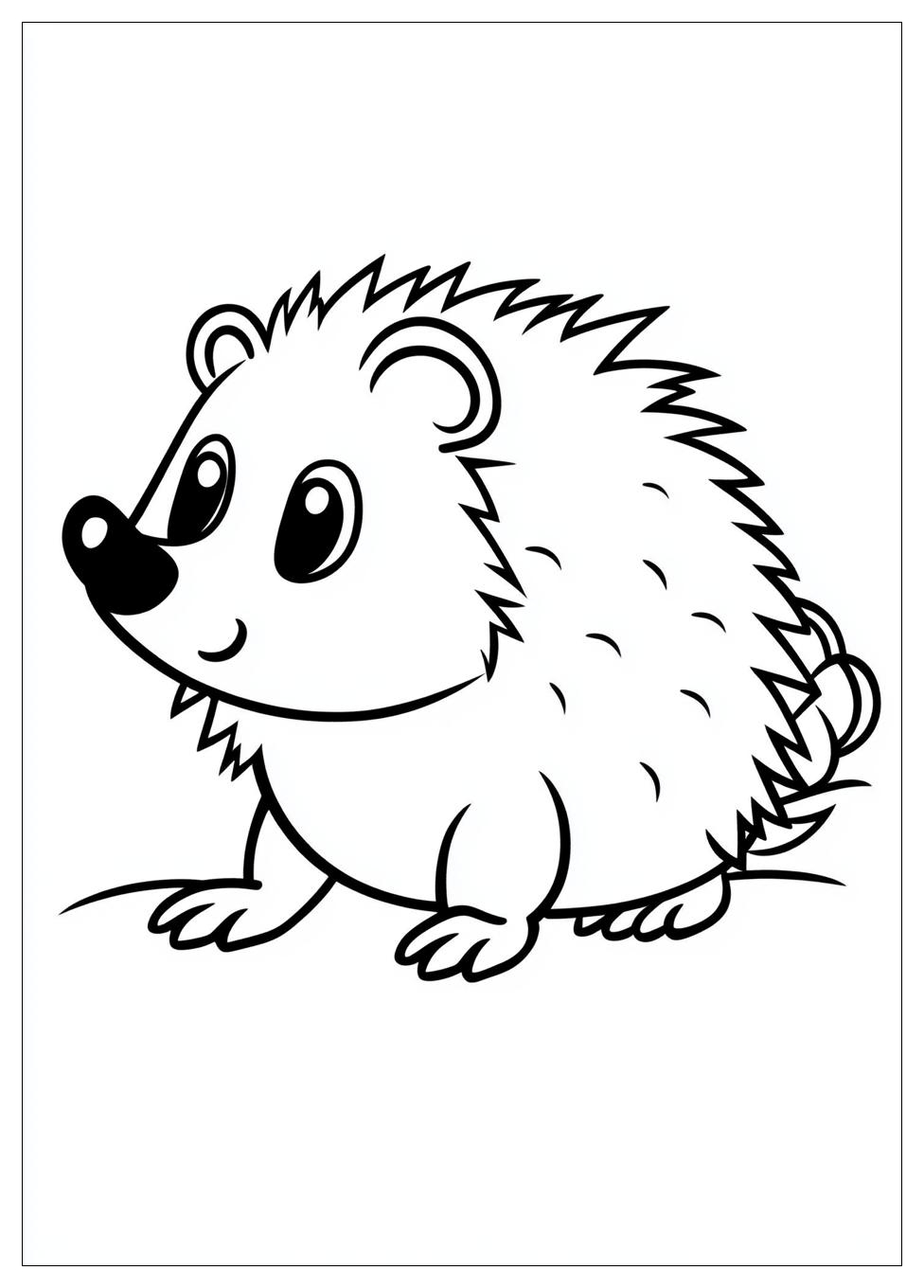 Hedgehog Coloring Pages-12