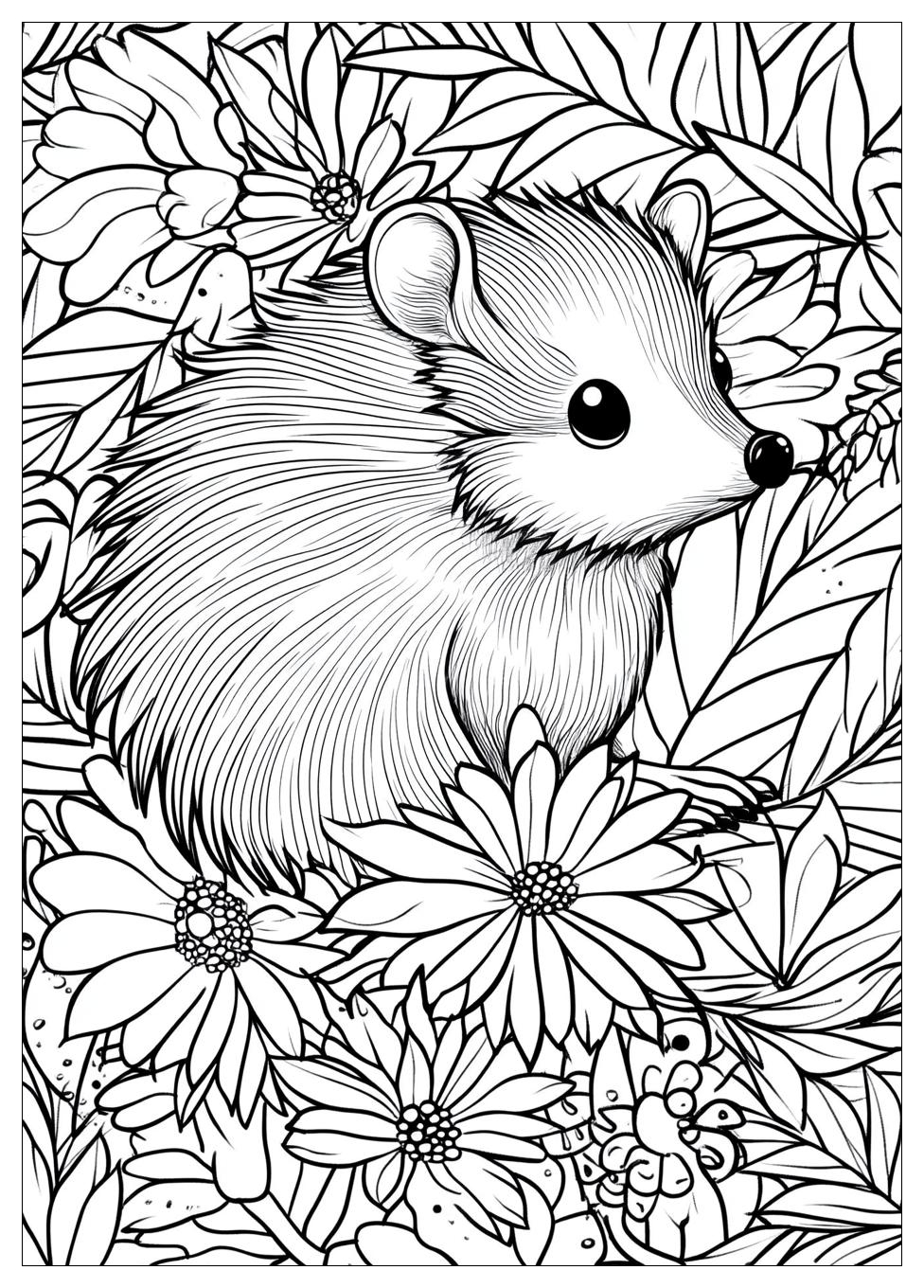 Hedgehog Coloring Pages-14