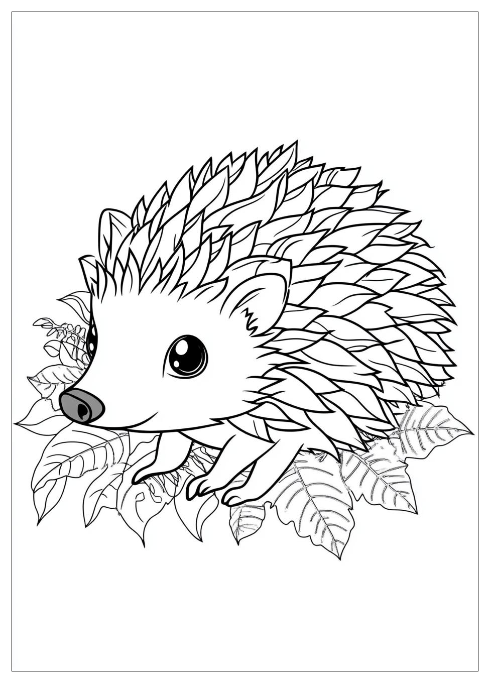 Hedgehog Coloring Pages-16