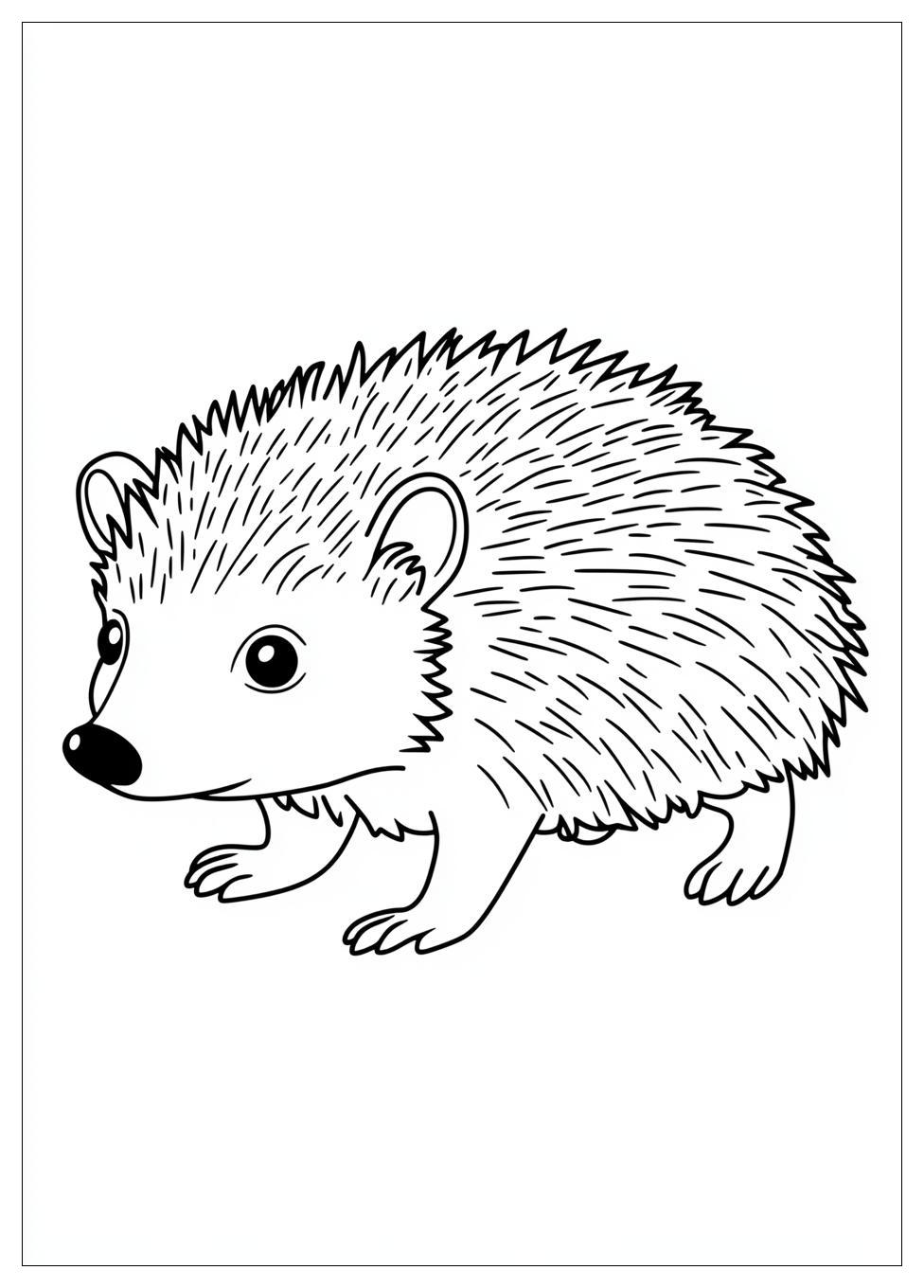 Hedgehog Coloring Pages-7
