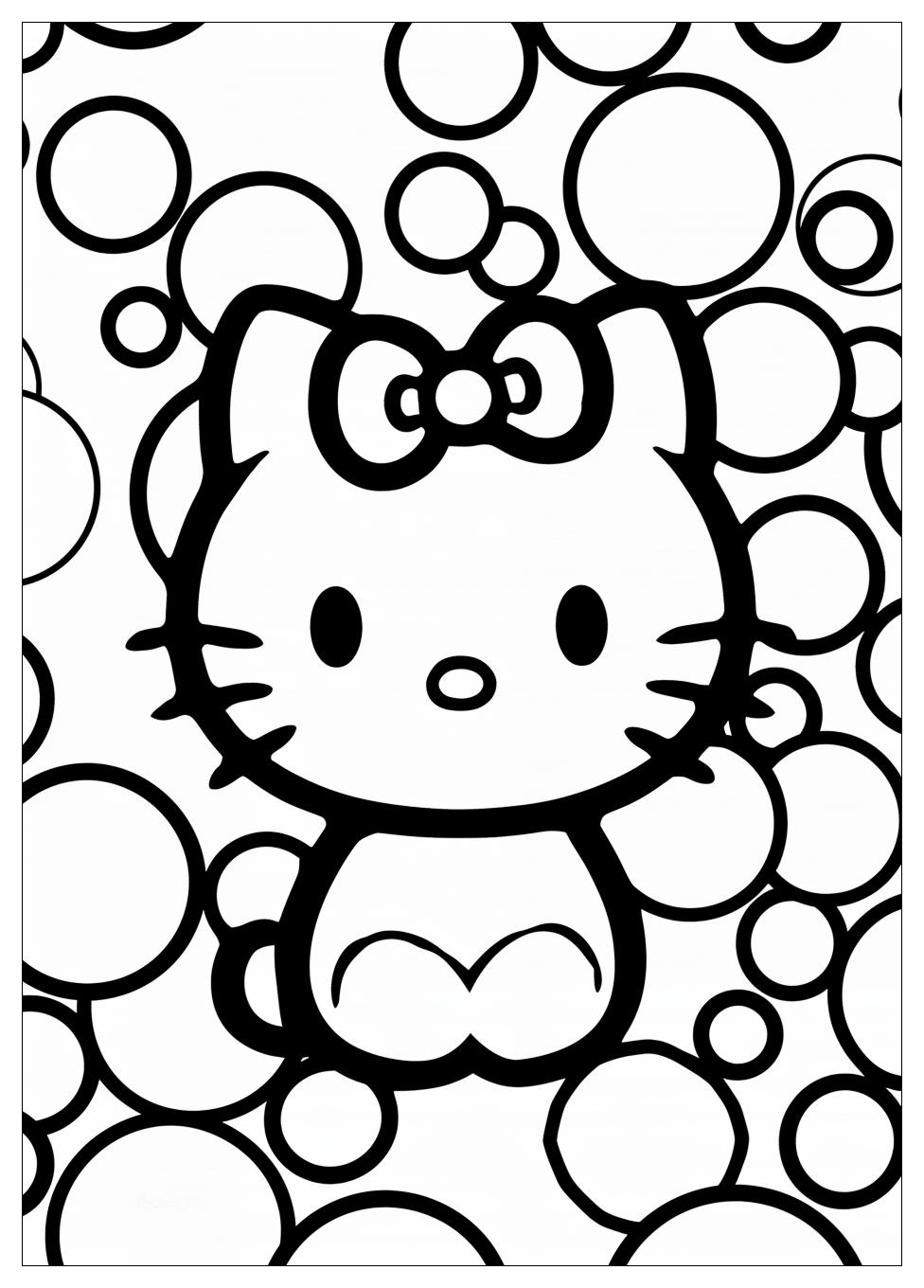 Hello Kitty Coloring Pages-6