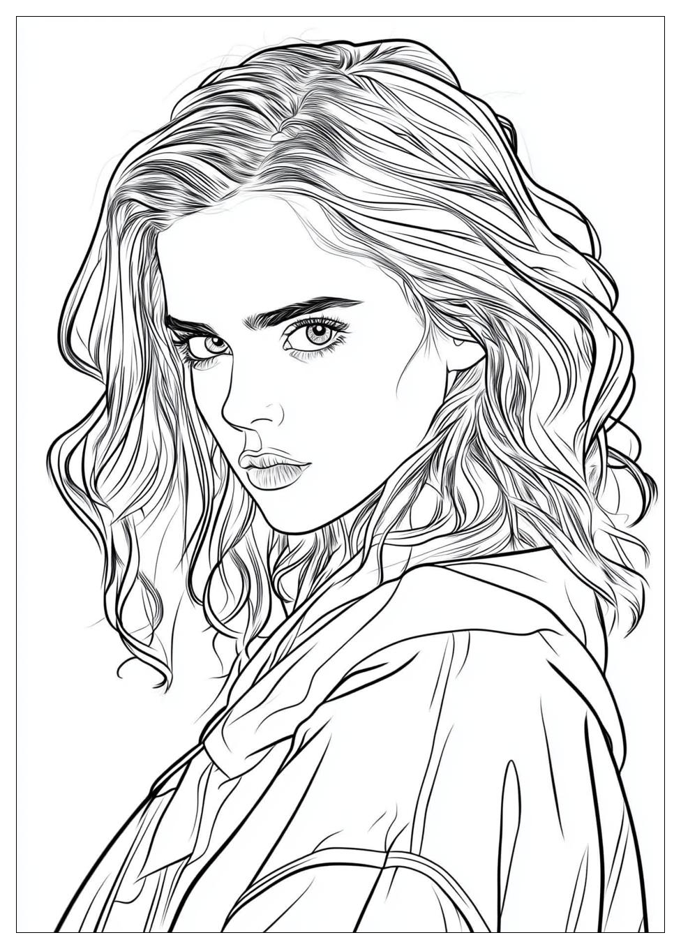 Hermione Coloring Pages-10