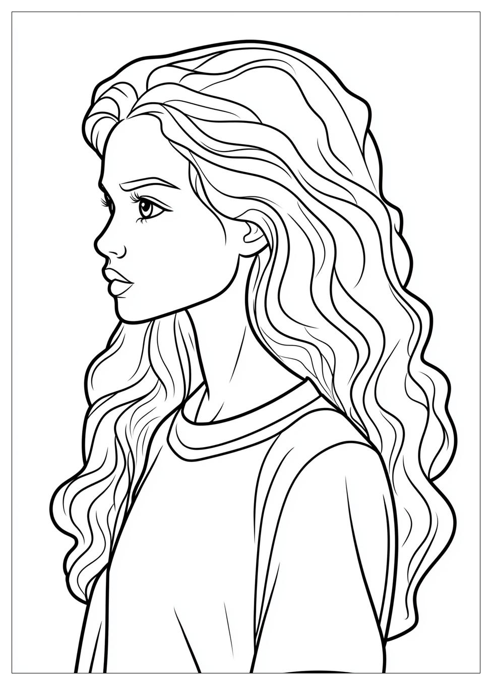 Hermione Coloring Pages-11