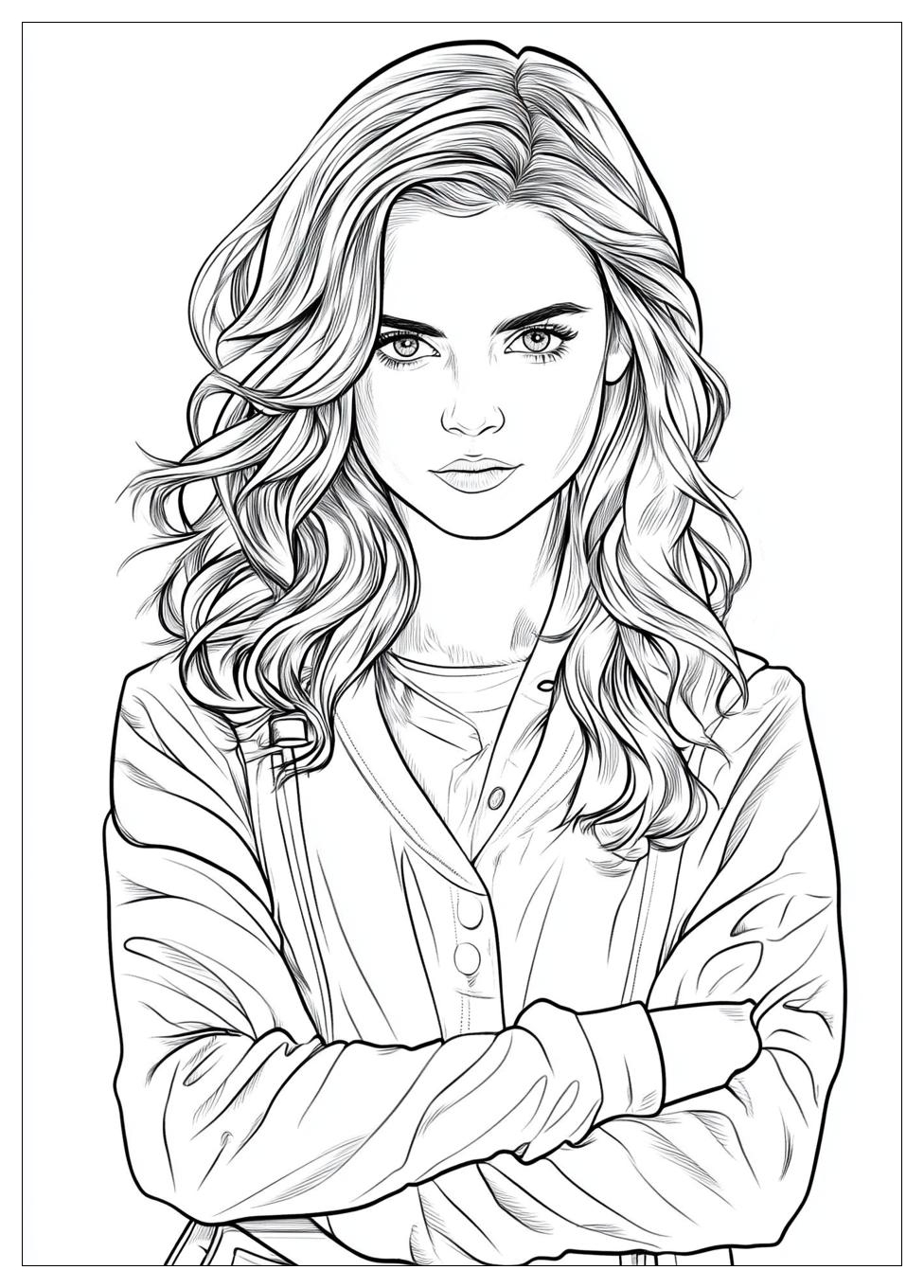 Hermione Coloring Pages-12