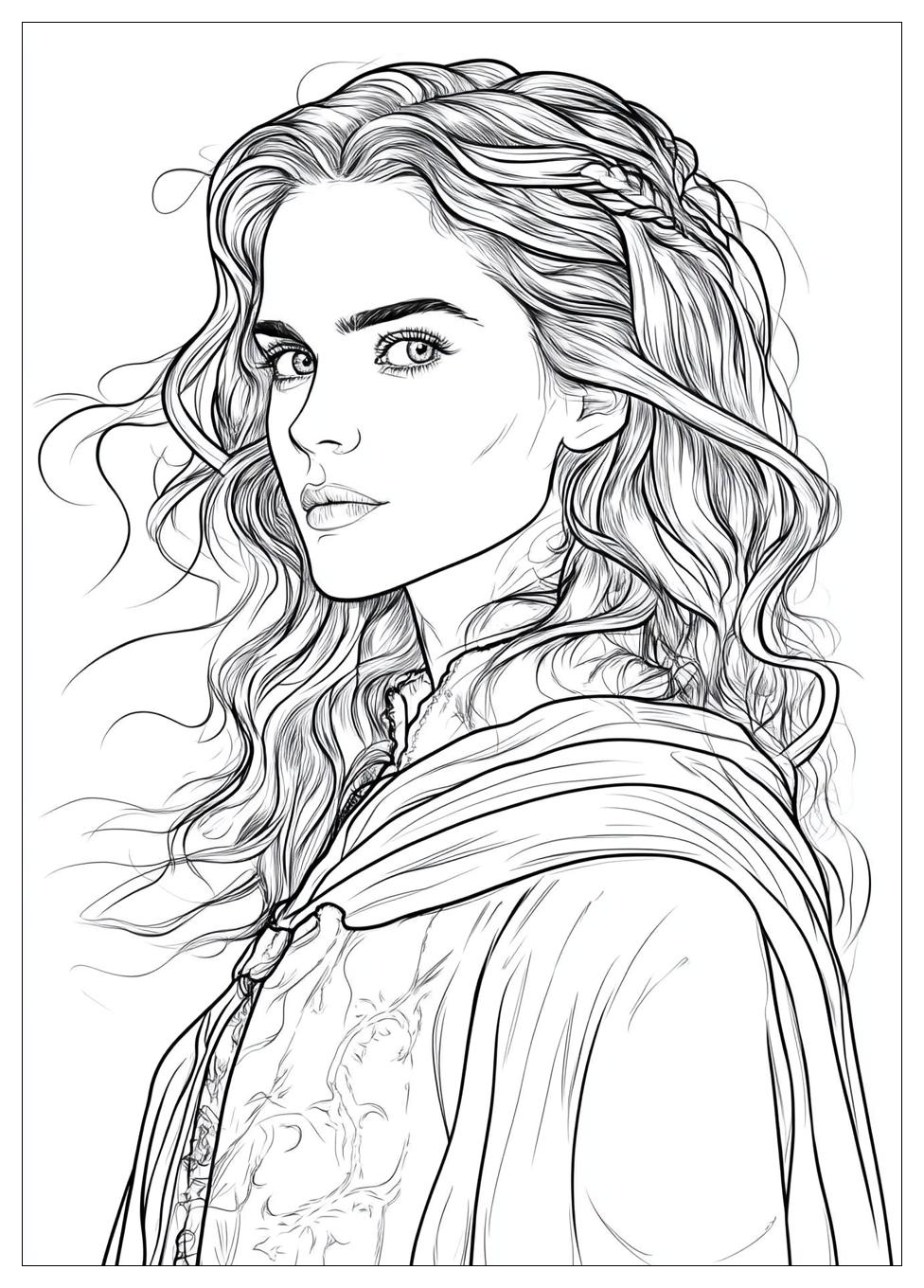 Hermione Coloring Pages-13