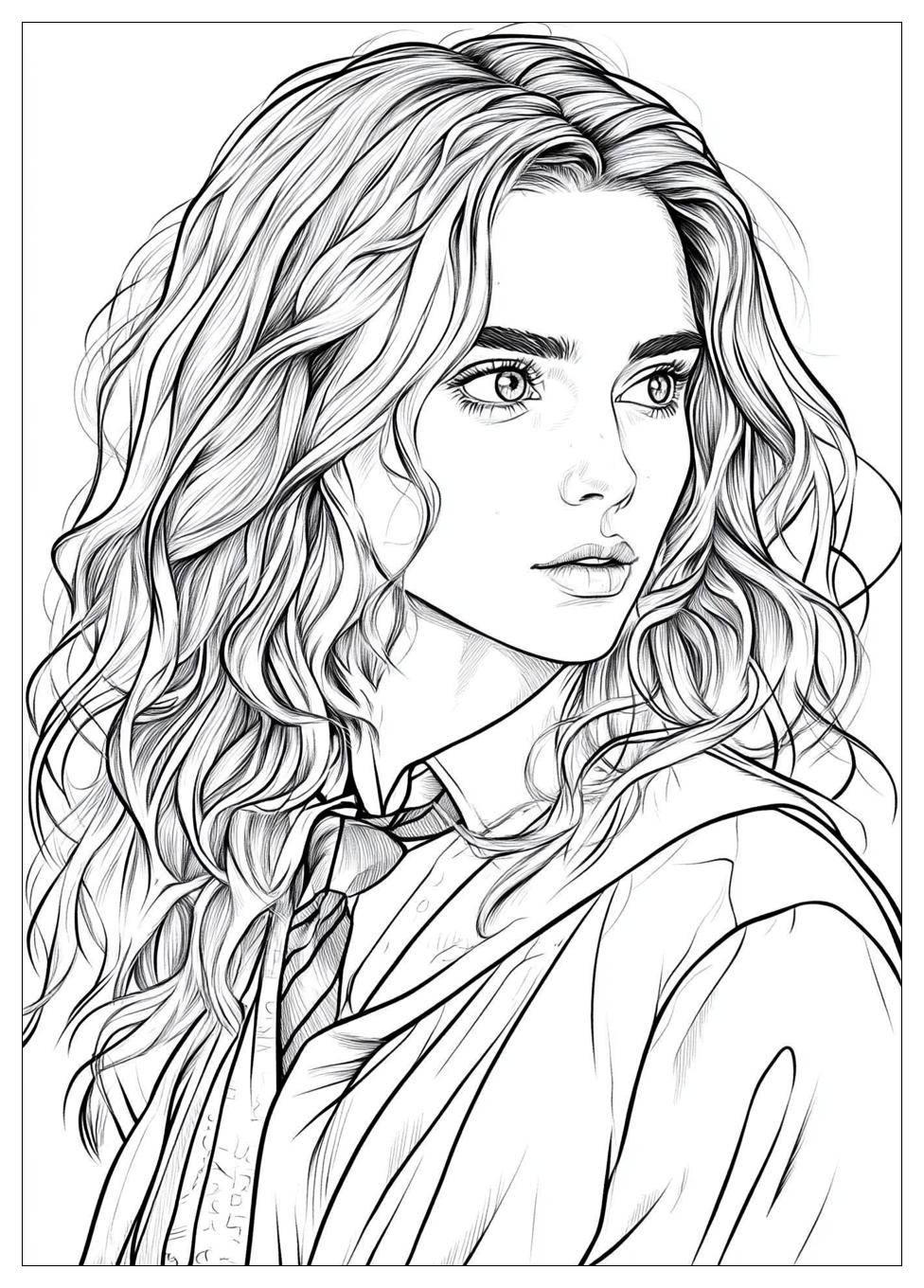 Hermione Coloring Pages-14