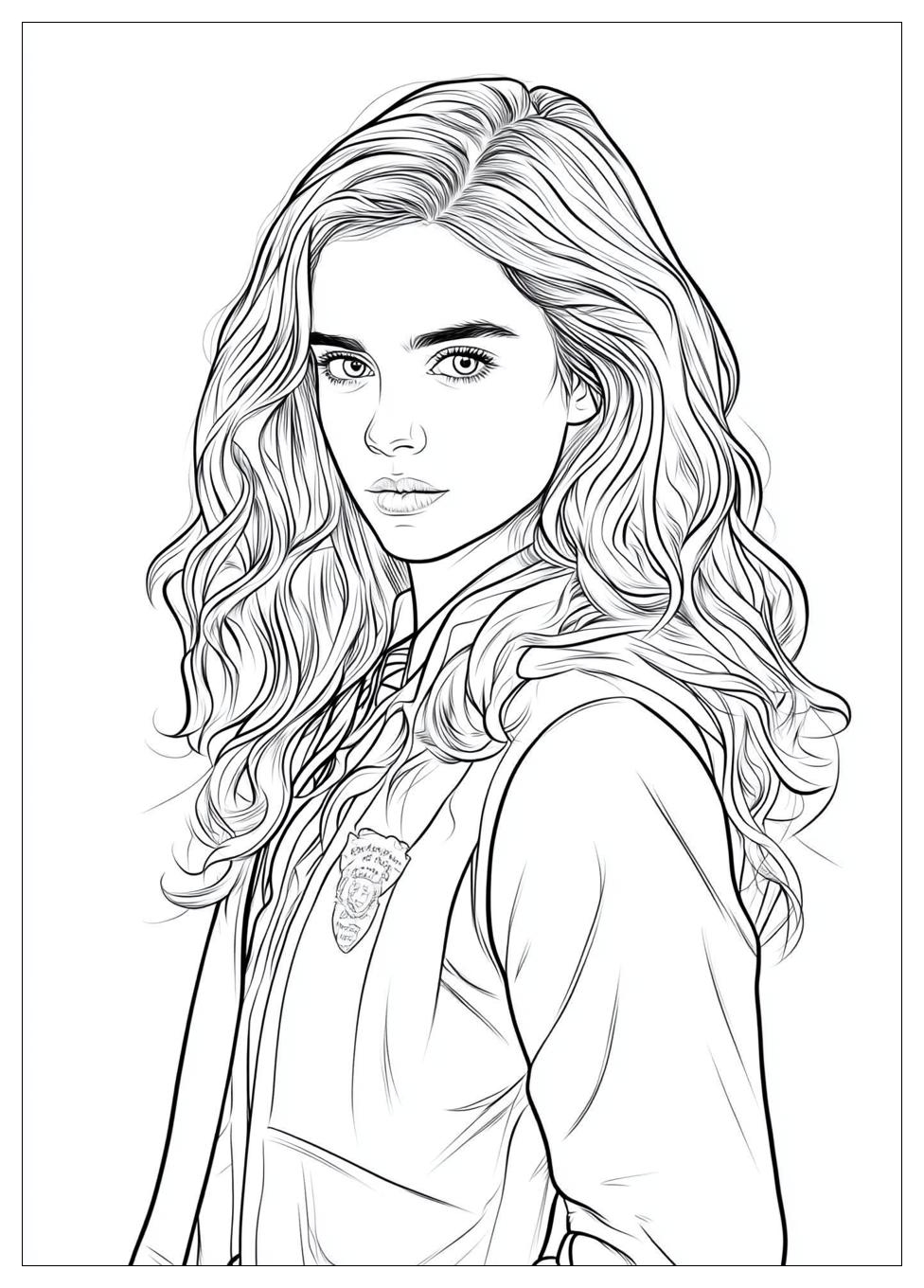 Hermione Coloring Pages-15