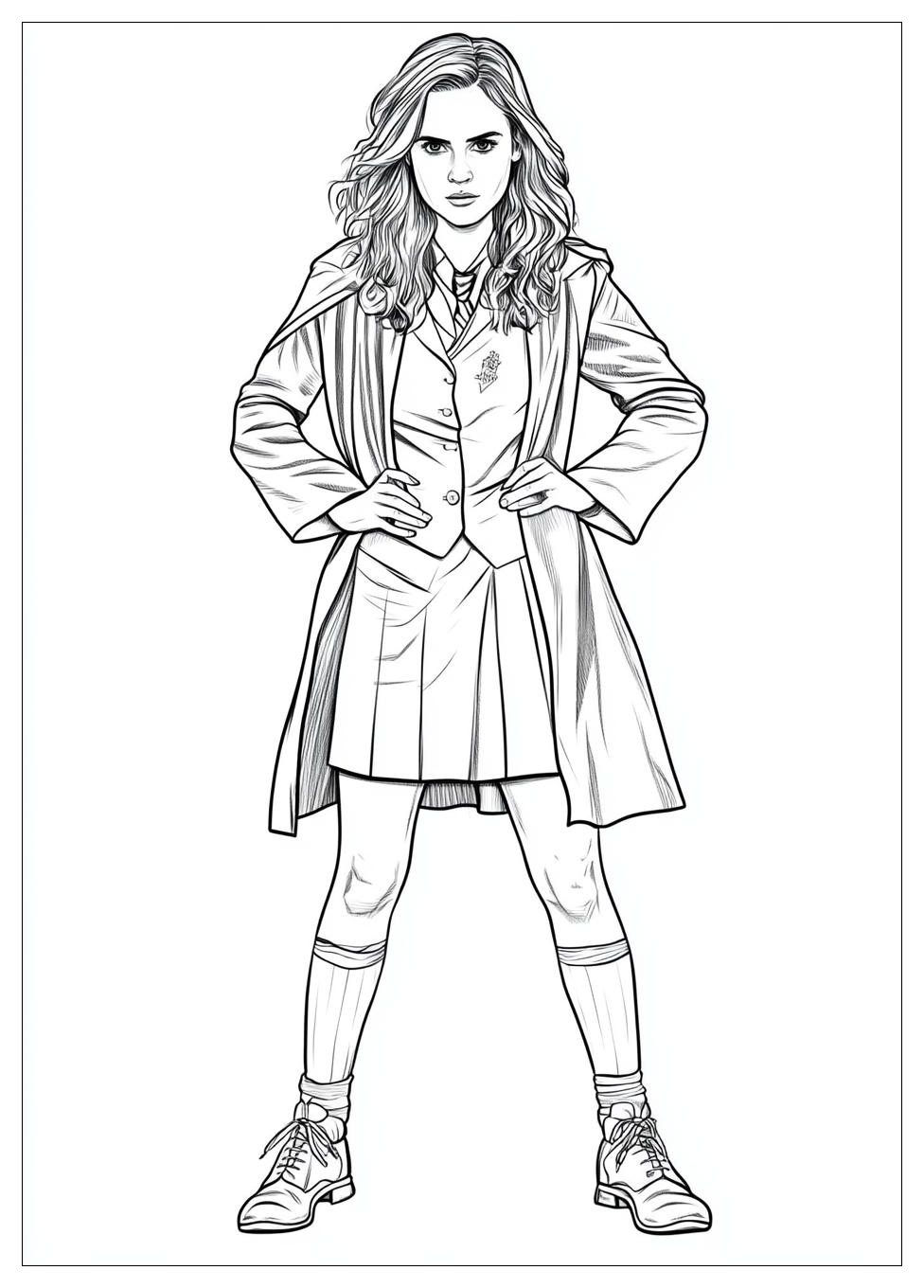 Hermione Coloring Pages-16