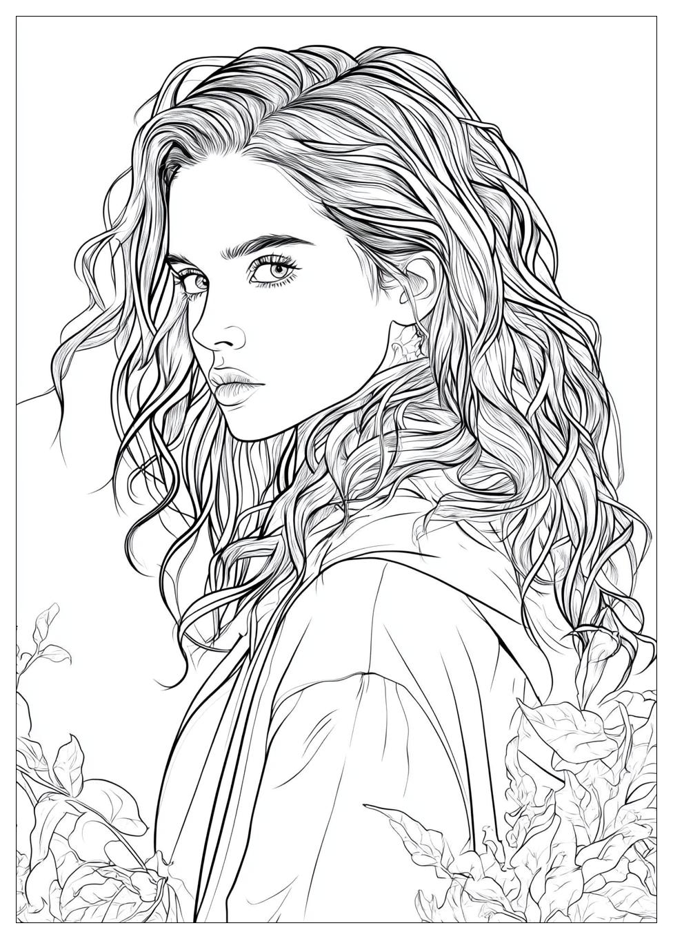 Hermione Coloring Pages-17