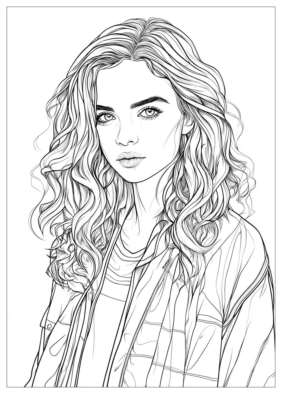 Hermione Coloring Pages-19