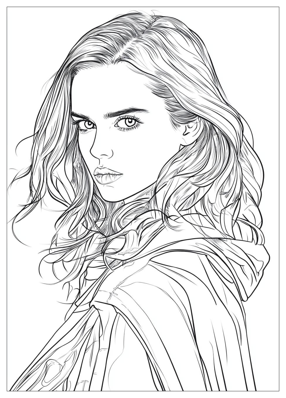 Hermione Coloring Pages-20