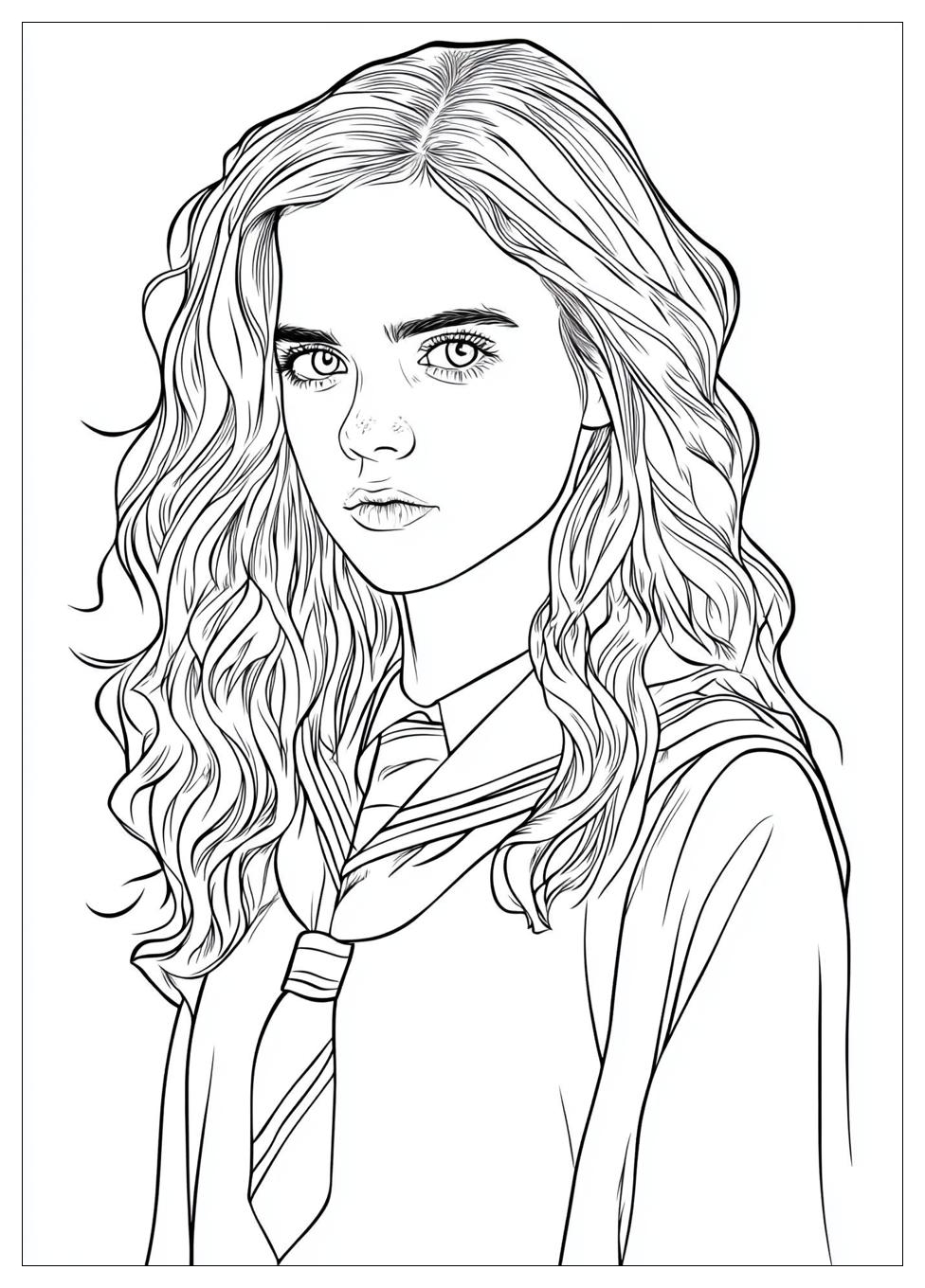 Hermione Coloring Pages-9