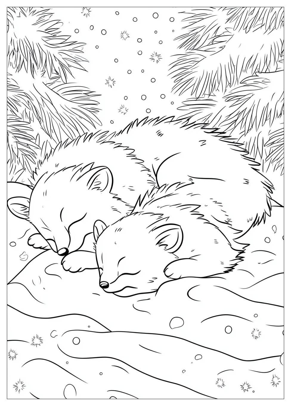 Hibernation Coloring Pages-10