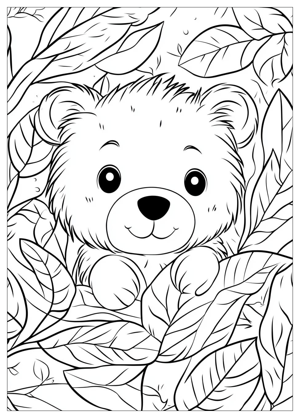 Hibernation Coloring Pages-12