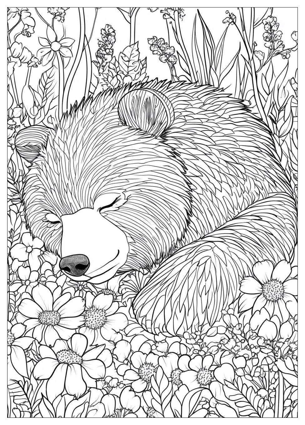 Hibernation Coloring Pages-13