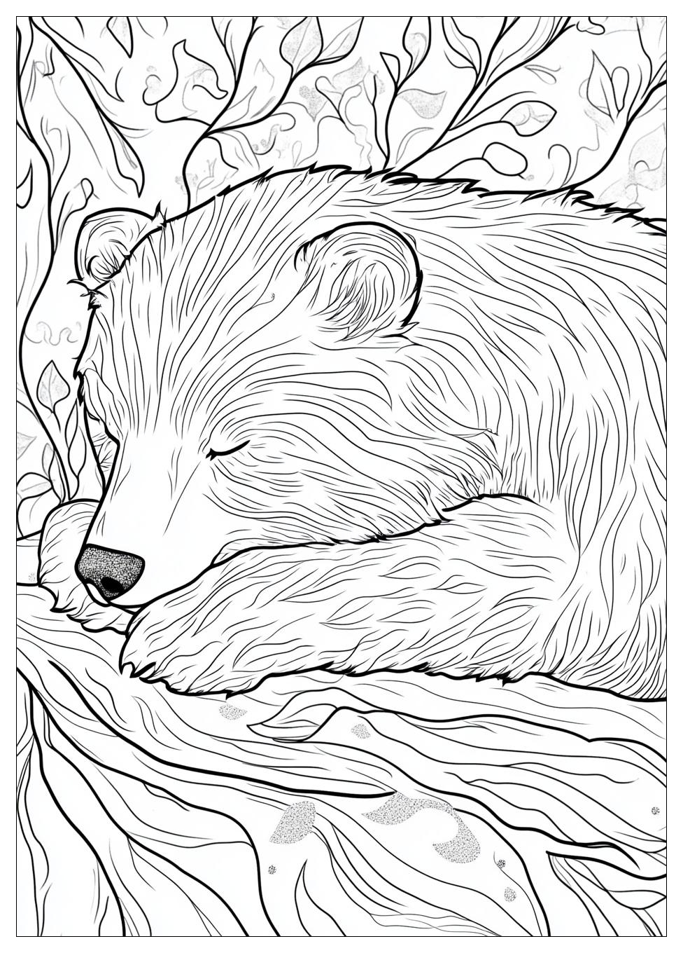 Hibernation Coloring Pages-3