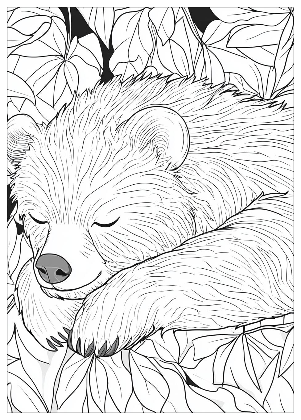 Hibernation Coloring Pages-4