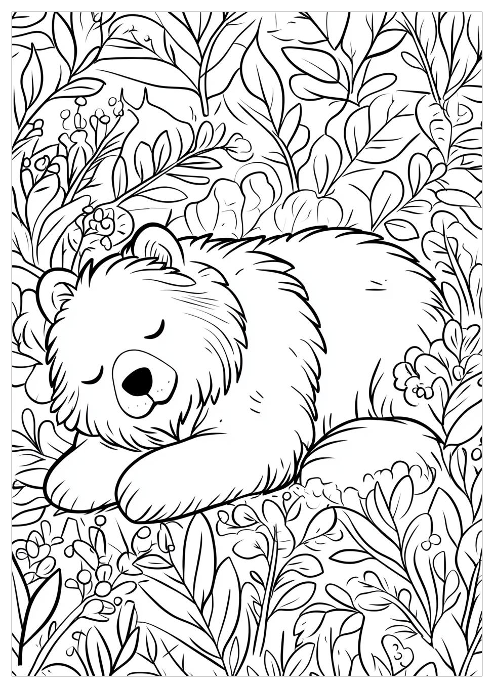 Hibernation Coloring Pages-6
