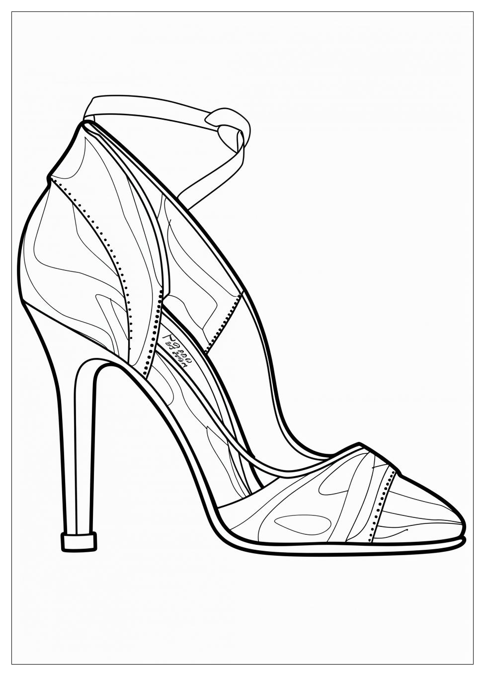 High Heels Coloring Pages-10