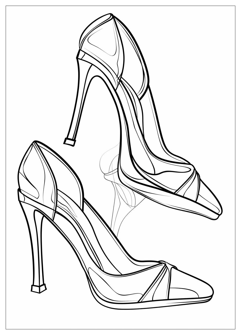 High Heels Coloring Pages-11