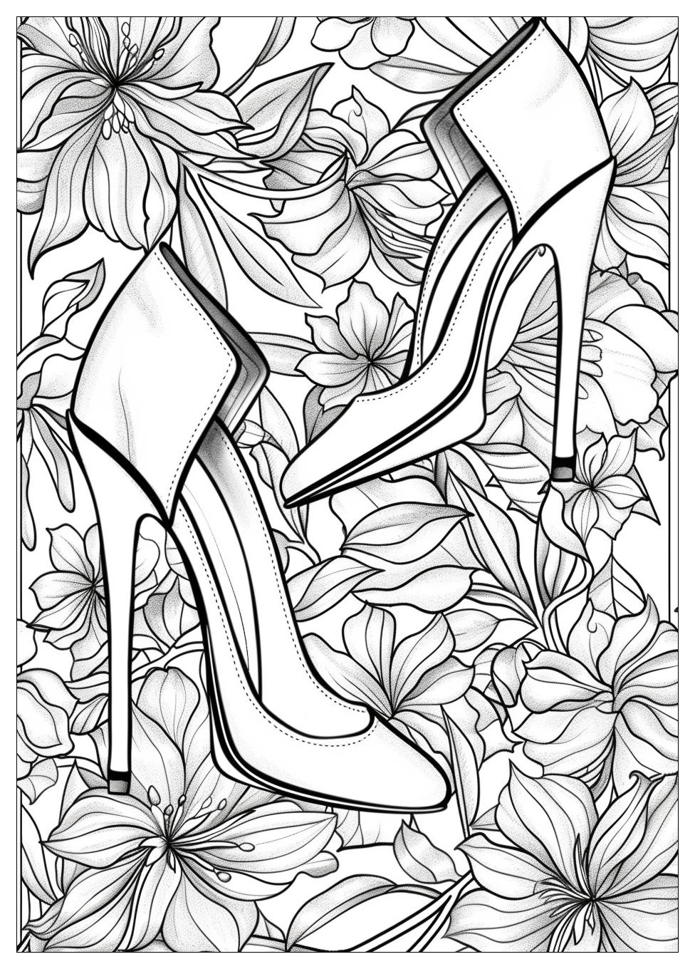 High Heels Coloring Pages-17