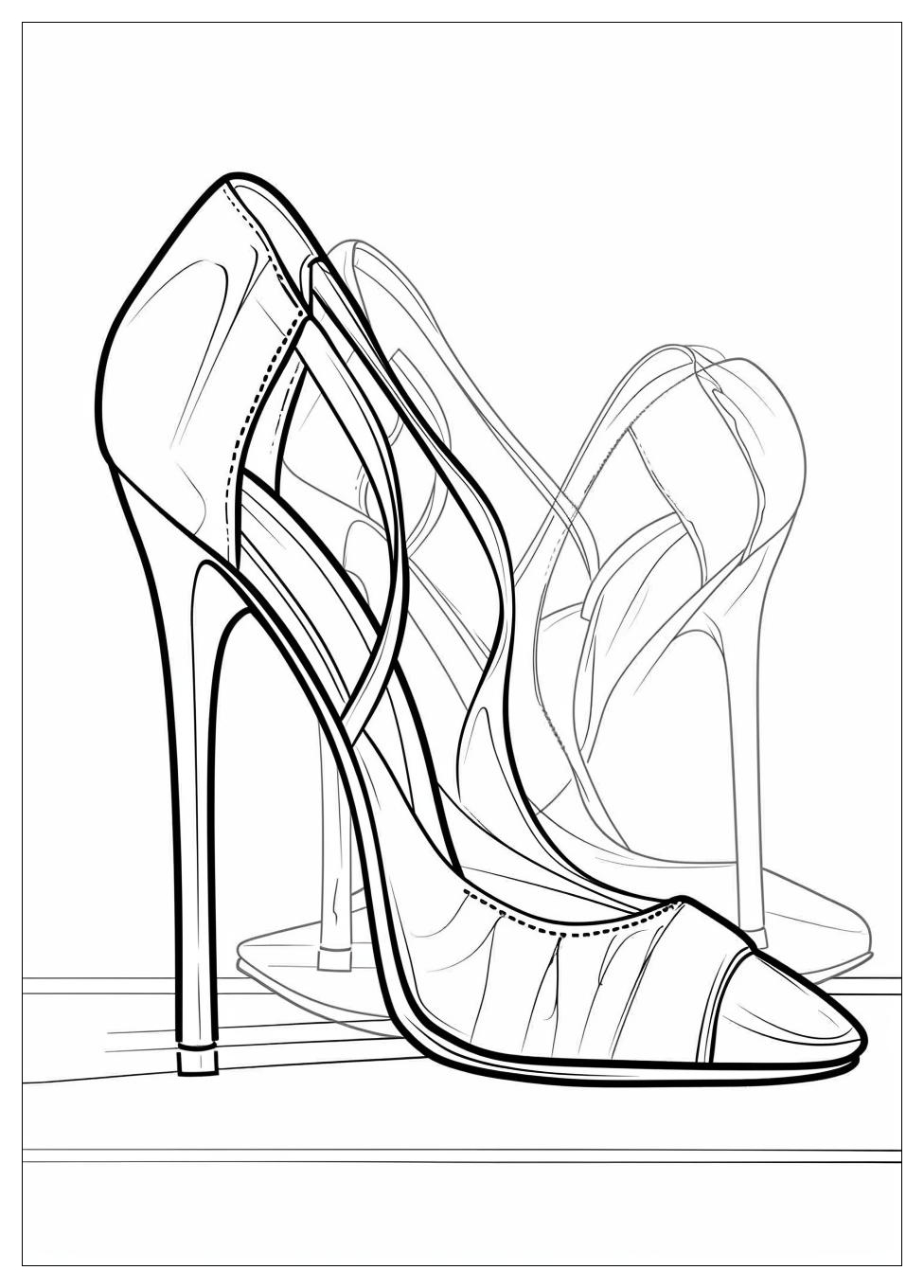 High Heels Coloring Pages-4