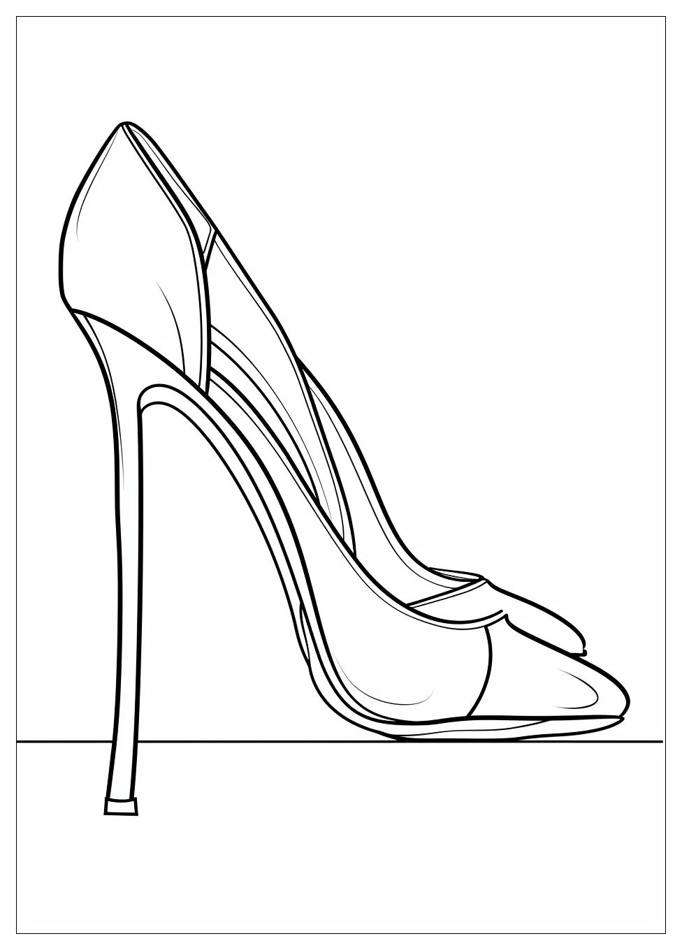 High Heels Coloring Pages-5