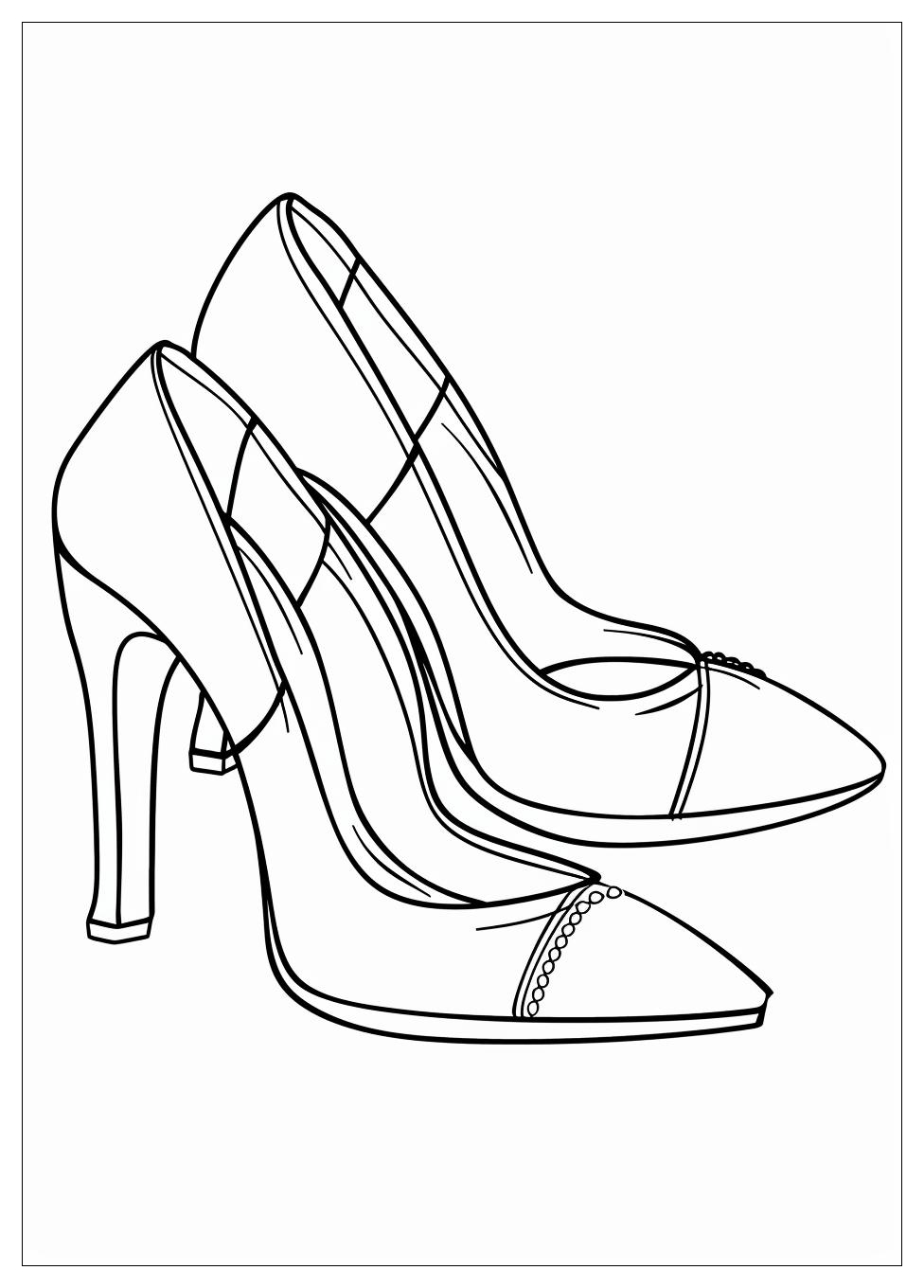 High Heels Coloring Pages-8