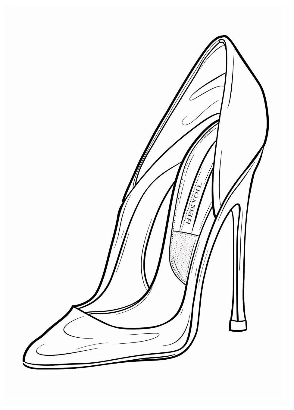 High Heels Coloring Pages-9