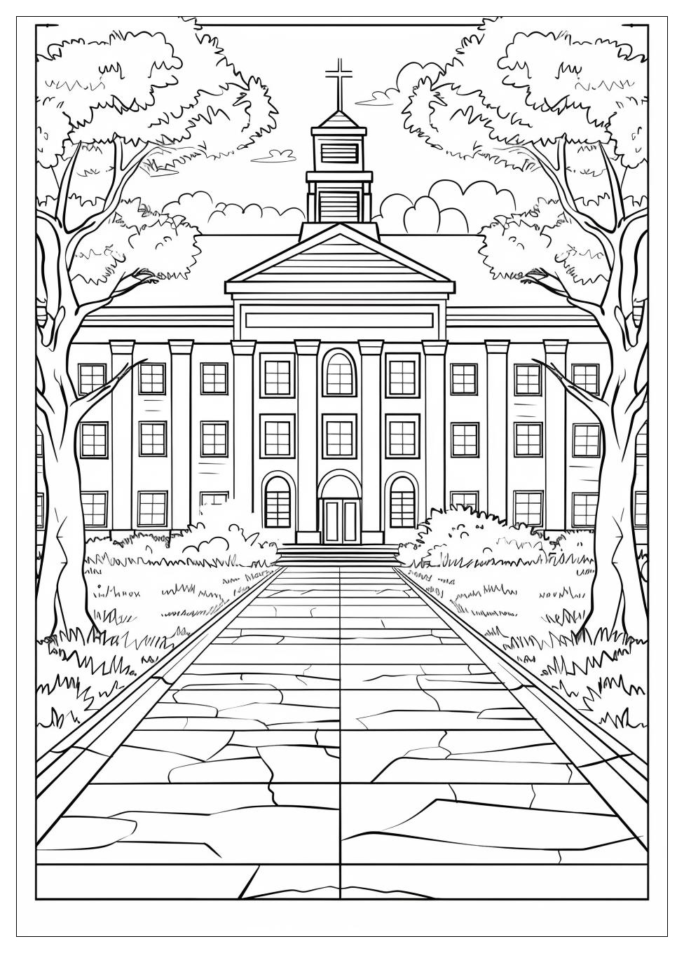 High School Coloring Pages-10