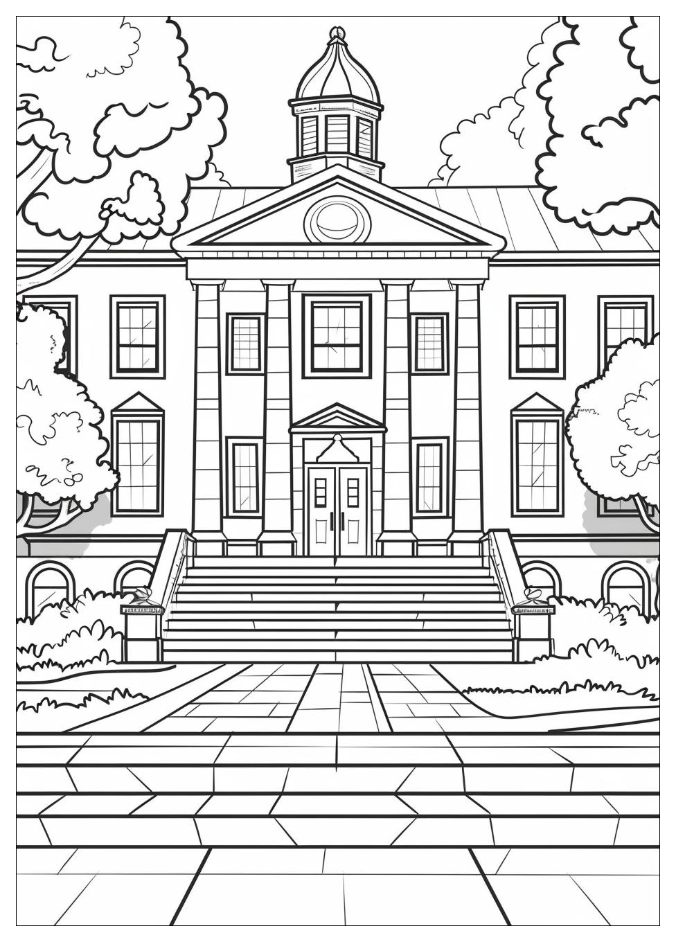 High School Coloring Pages-12